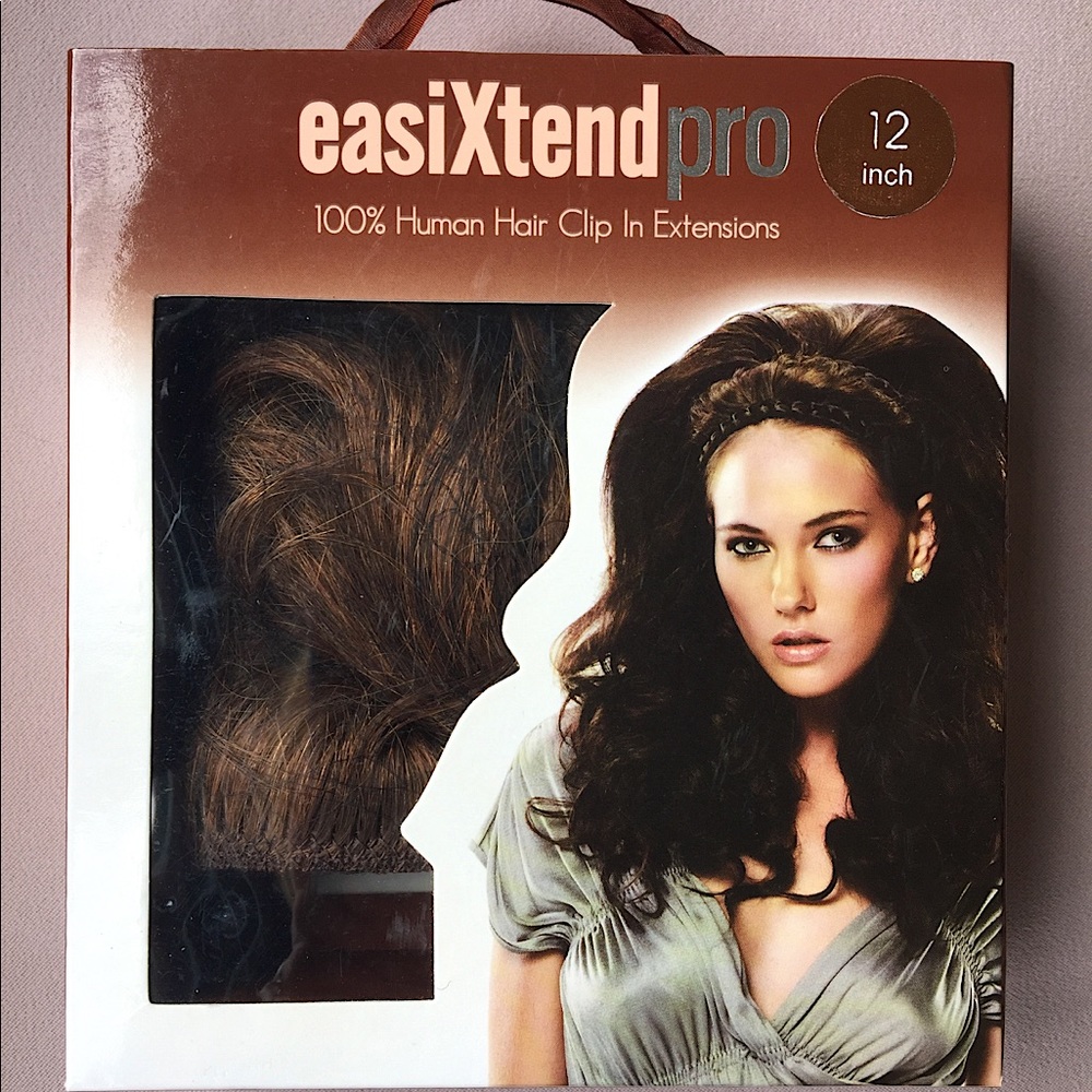 12” Human Hair Extensions - 8 piece - $200 new